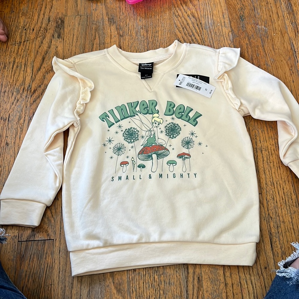 Disney our universe tinker bell small & mighty crewneck - Picture 3 of 6